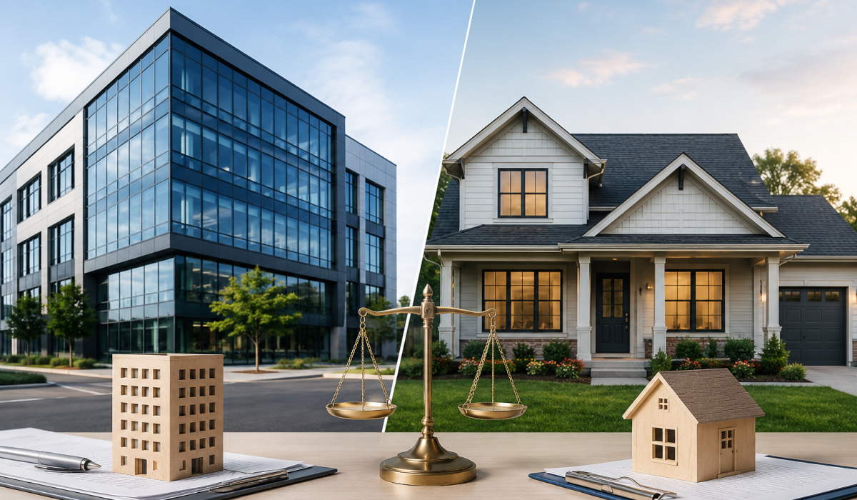 Commercial vs. Residential Mortgages